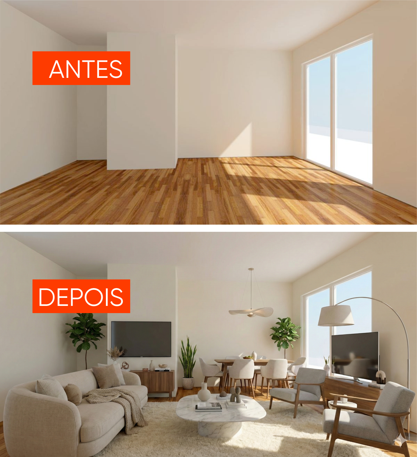Decoração virtual completa